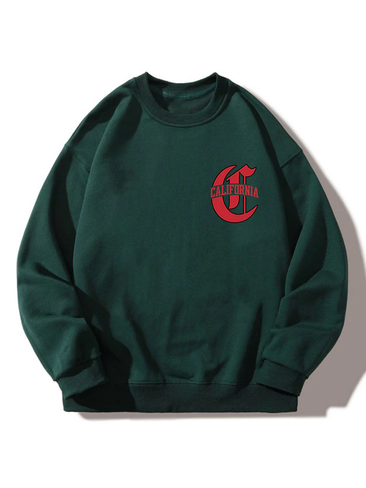 C California Print Relaxed Sweatshirt - Image 3