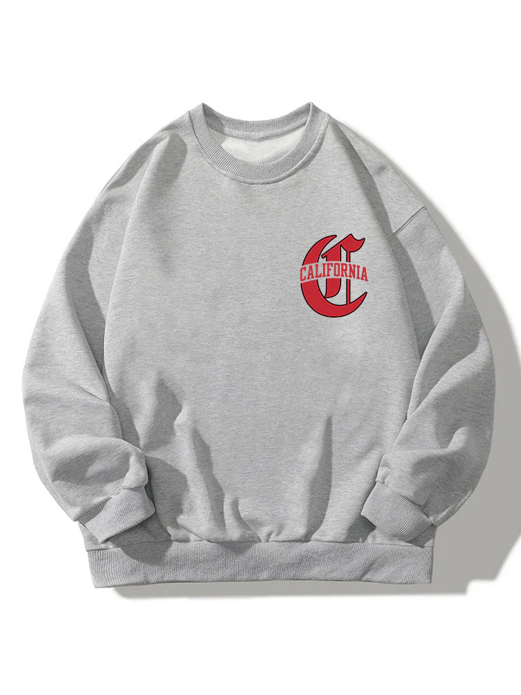 C California Print Relaxed Sweatshirt - Image 4