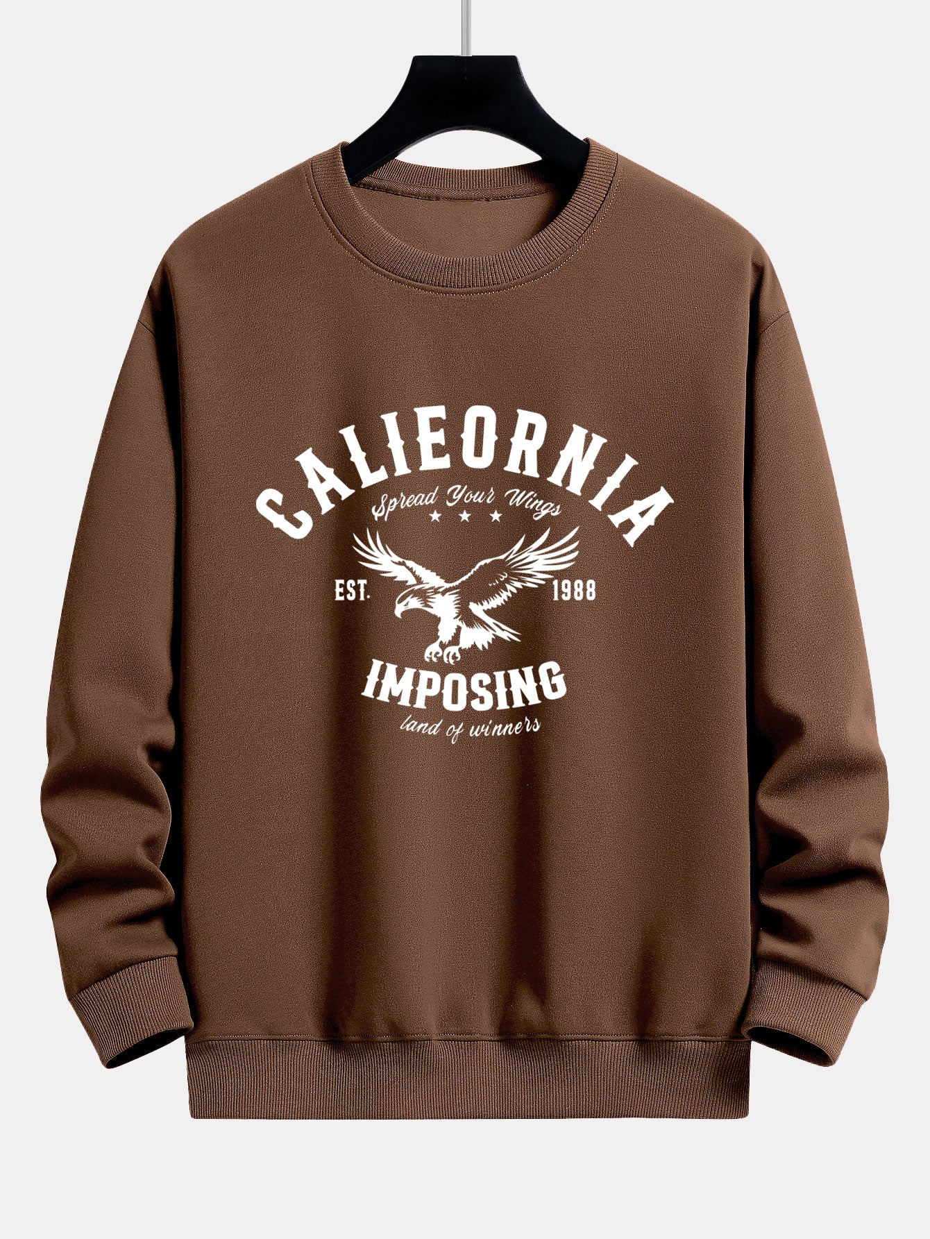 California Adler Druck Locker sitzendes Sweatshirt - Image 2