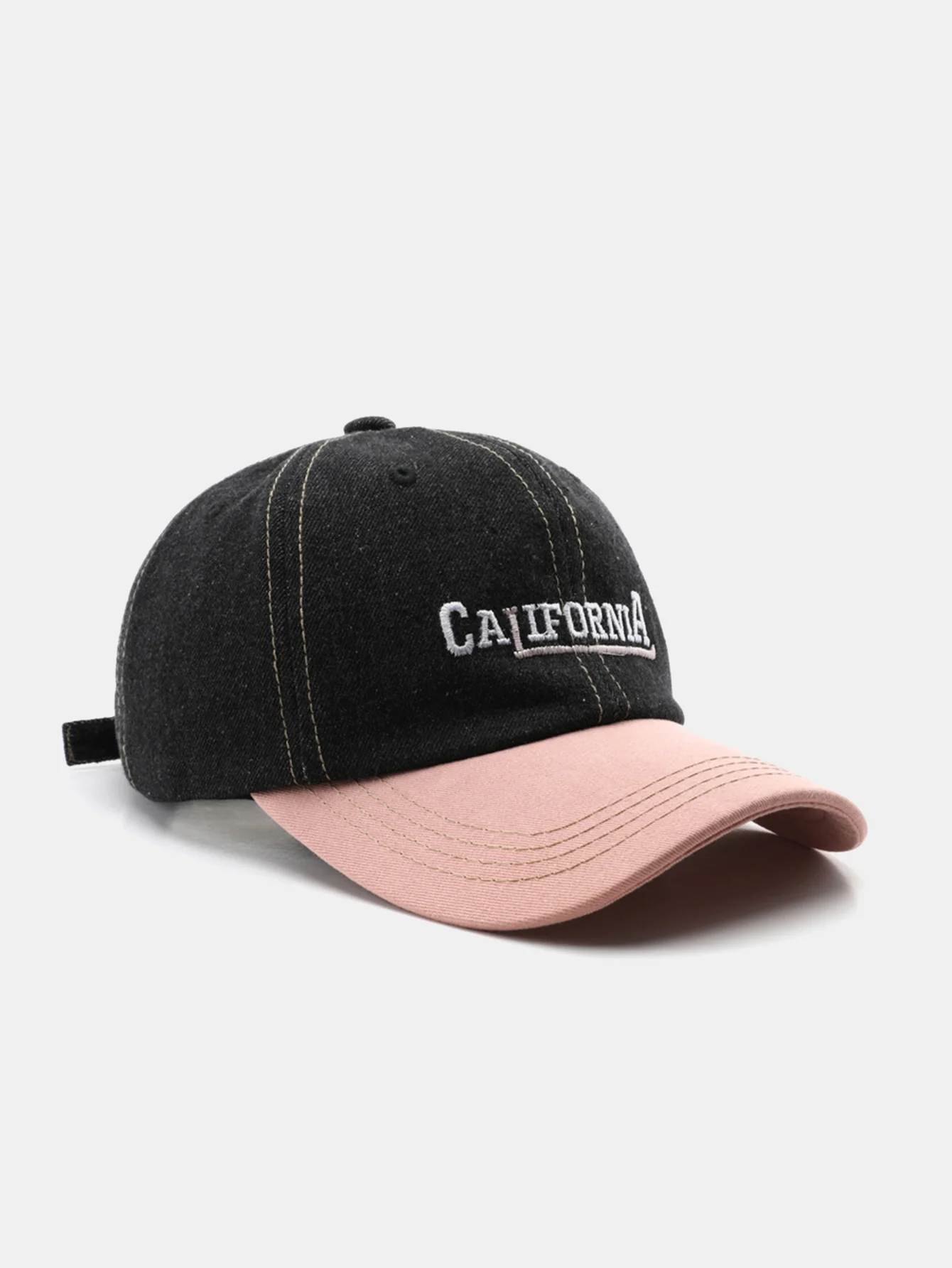 California Stickerei Denim Baumwolle Baseballmütze - Image 2