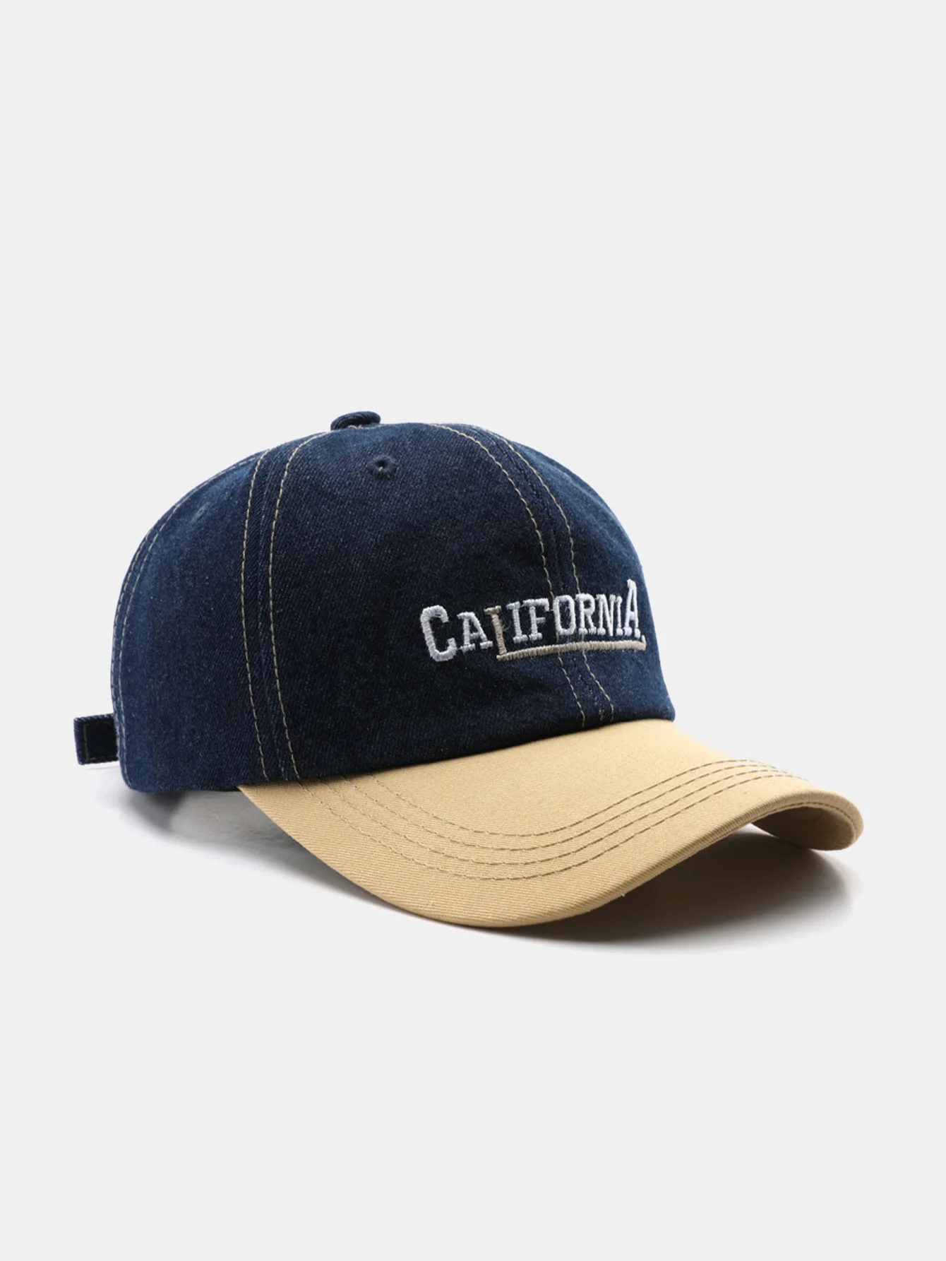 California Stickerei Denim Baumwolle Baseballmütze - Image 4