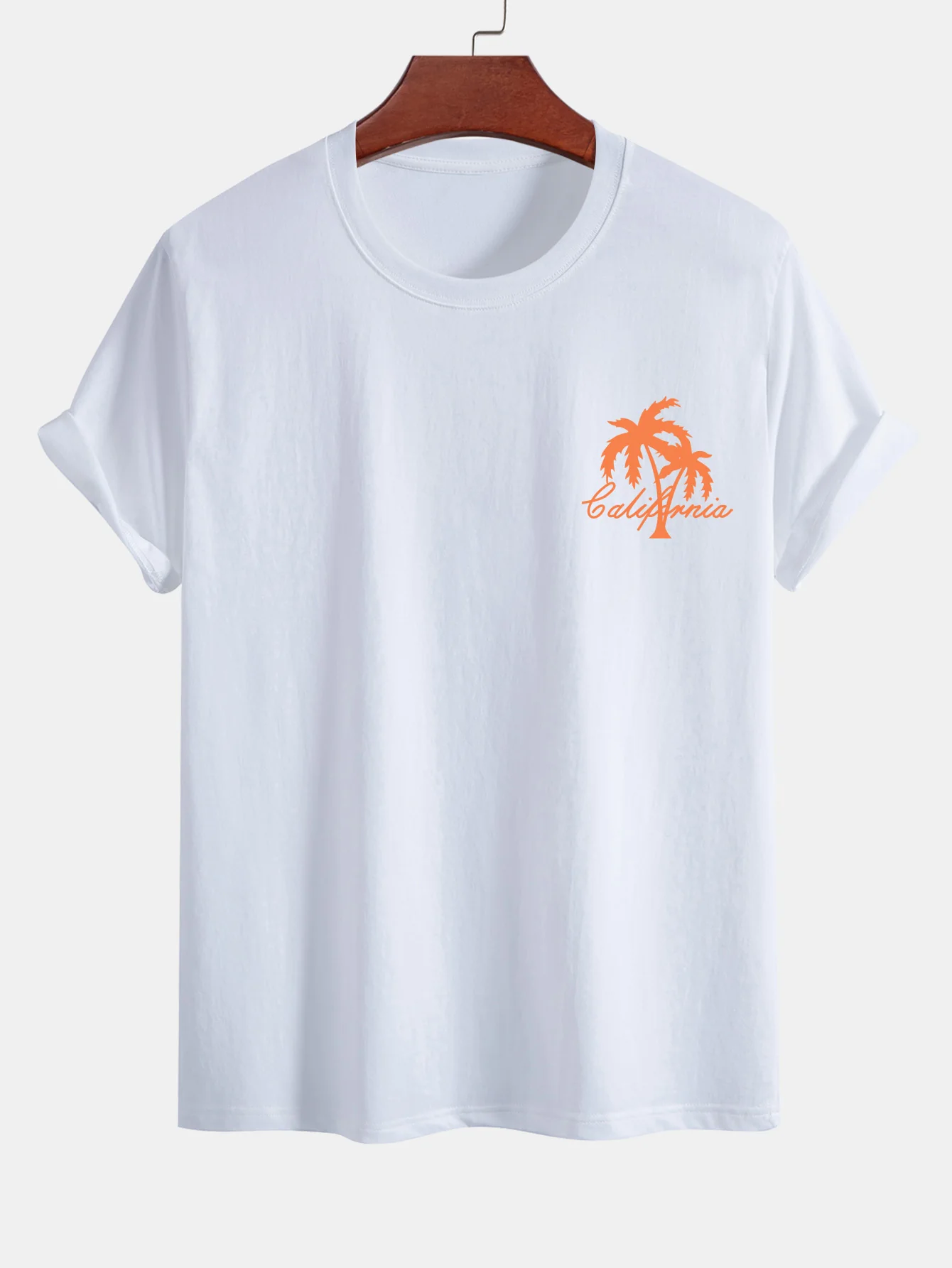 Kalifornisches Palmenbaum-Print Baumwoll-T-Shirt & Badehose - Image 10