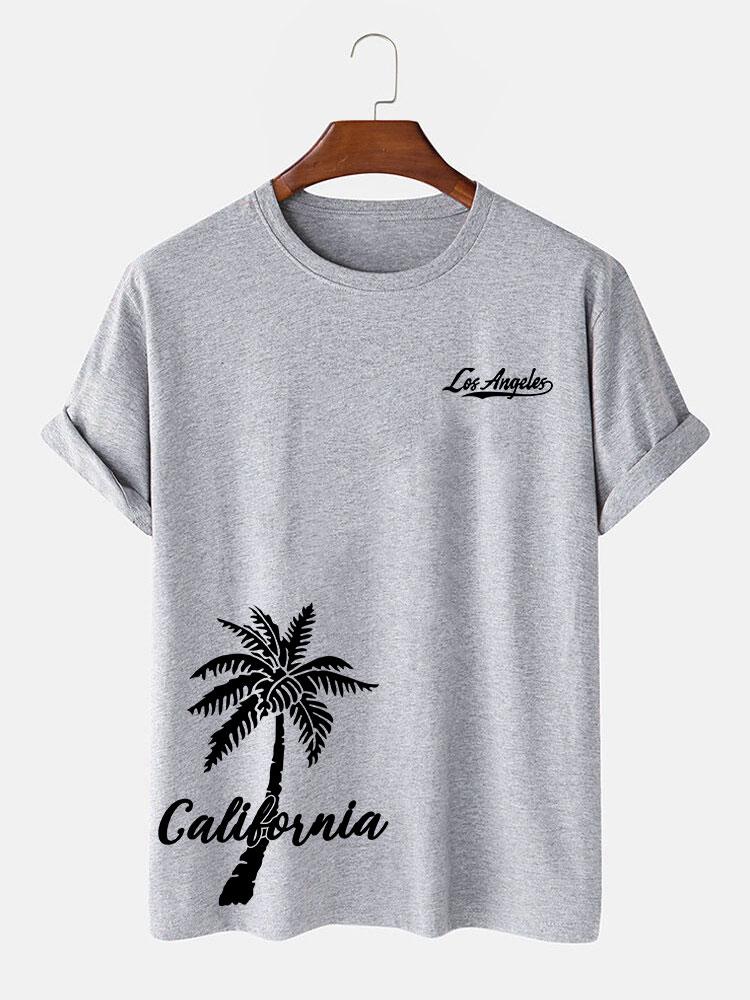 California Palm Tree Print T-Shirt - Image 6