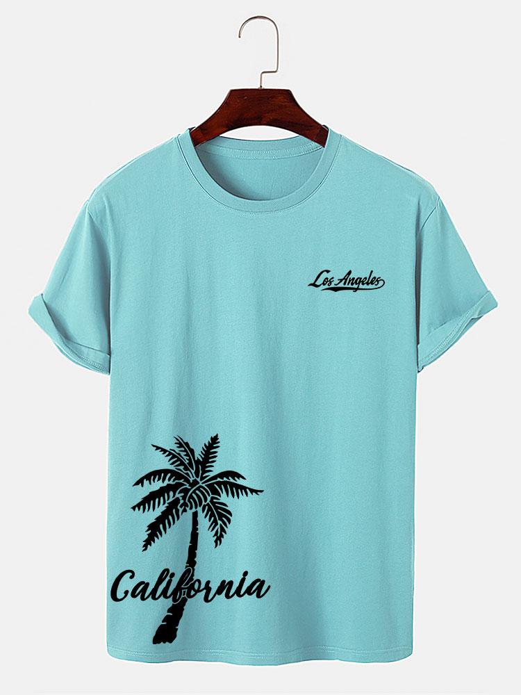 California Palm Tree Print T-Shirt - Image 9