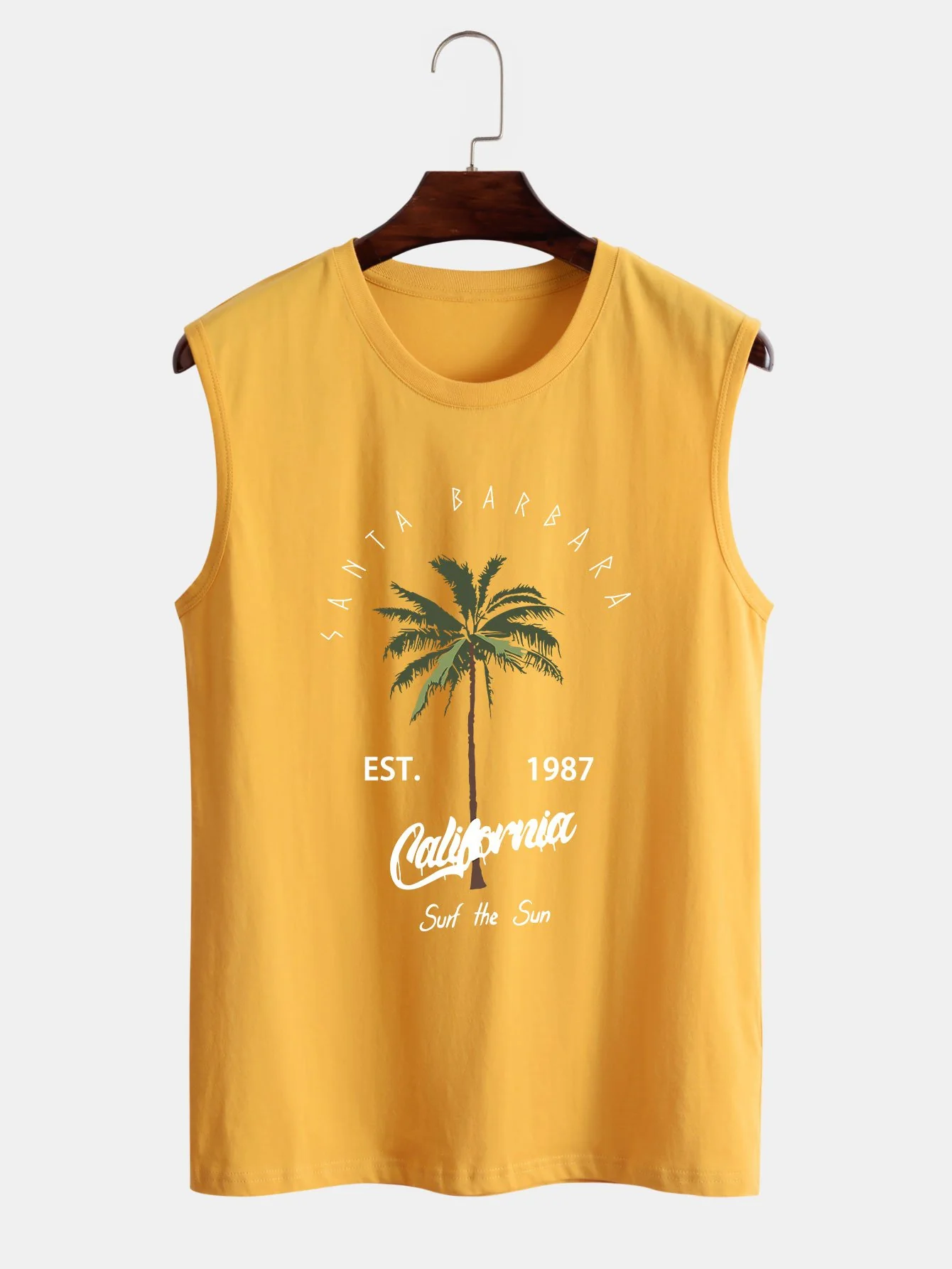 California Palm Tree Print Tank Top - Image 3