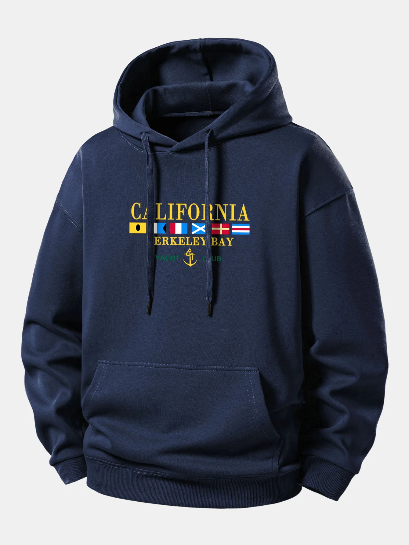 California Print Relax Fit Hoodie