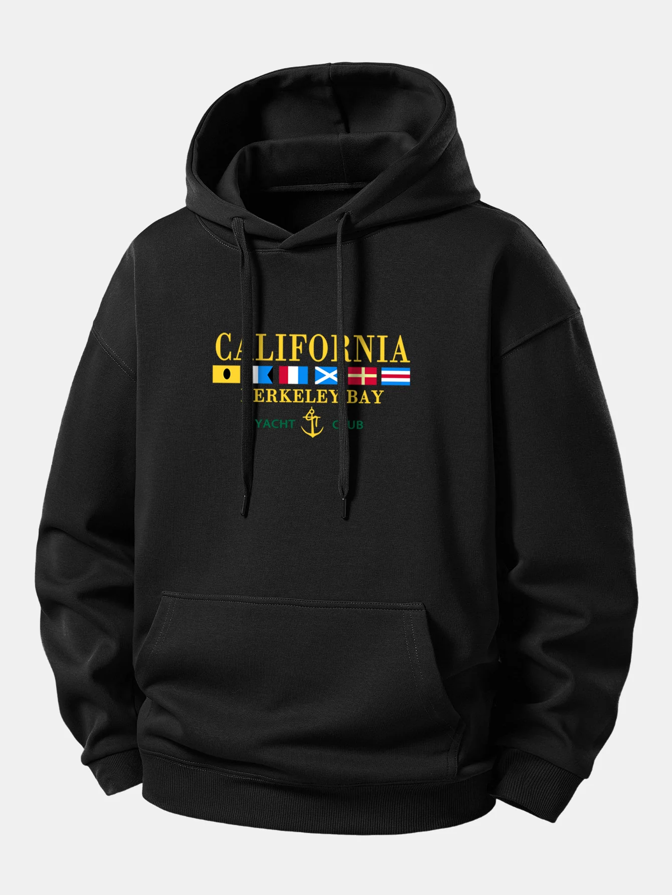 California Print Relax Fit Hoodie - Image 2