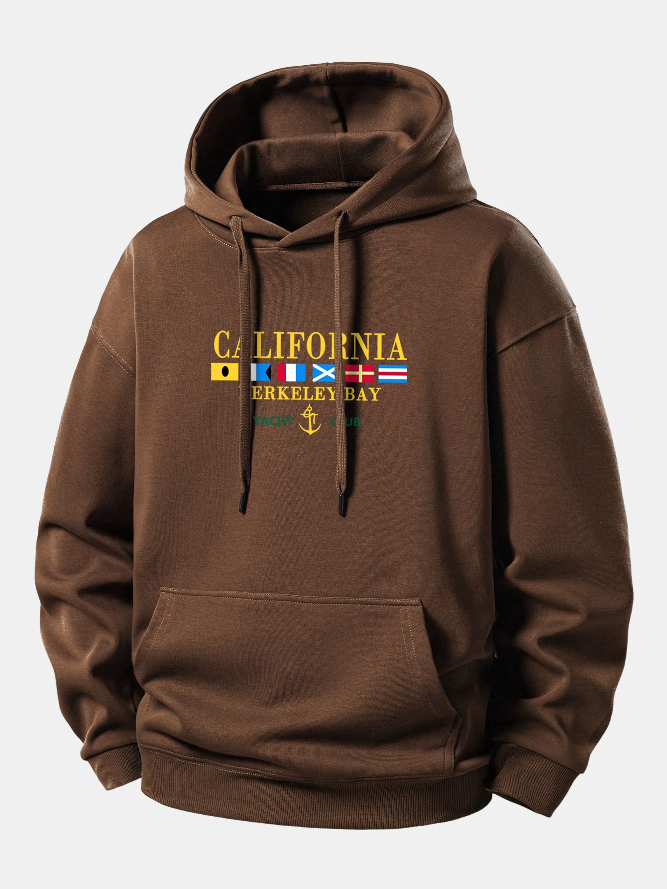 California Print Relax Fit Hoodie - Image 5