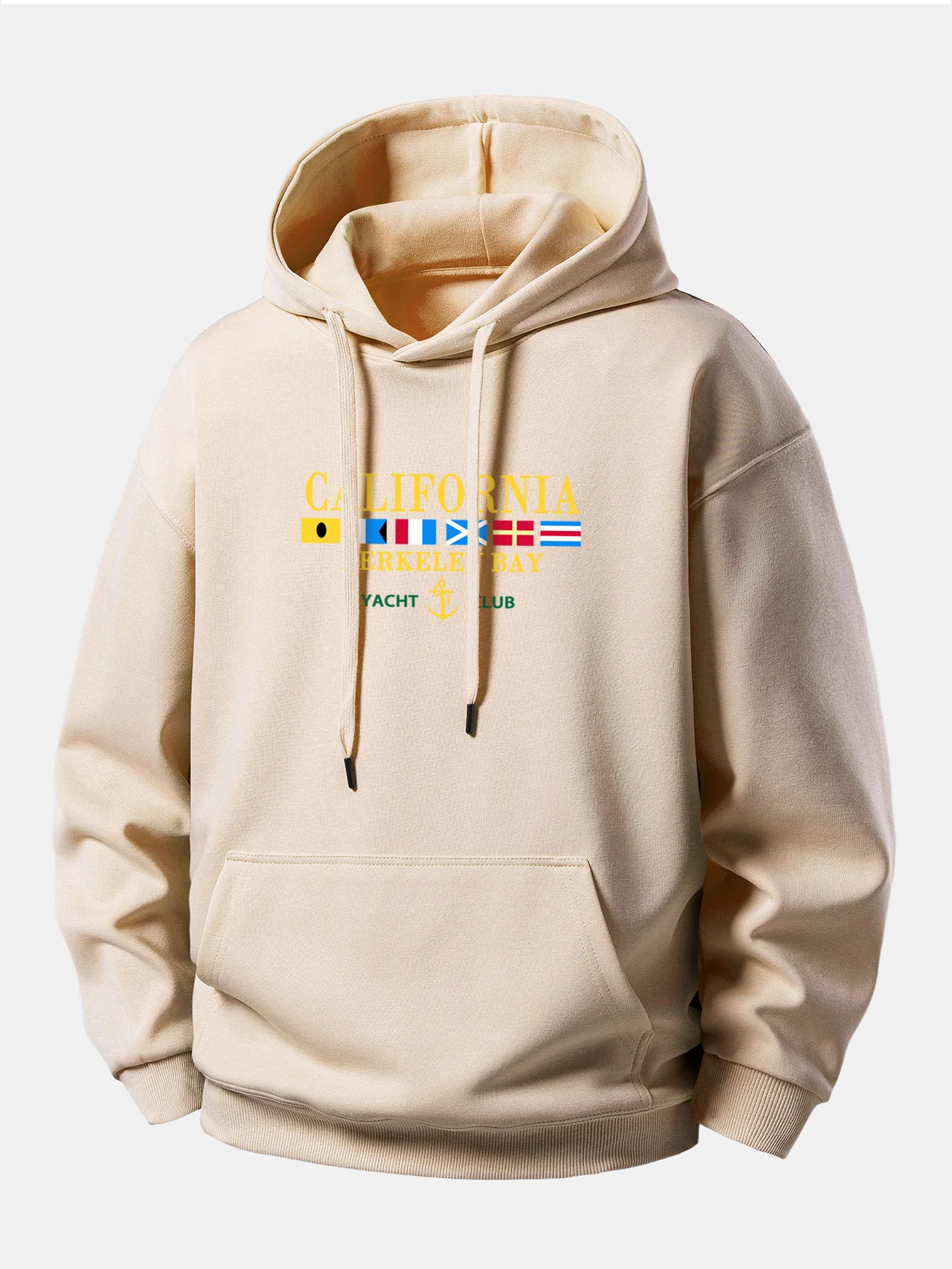 California Print Relax Fit Hoodie - Image 6
