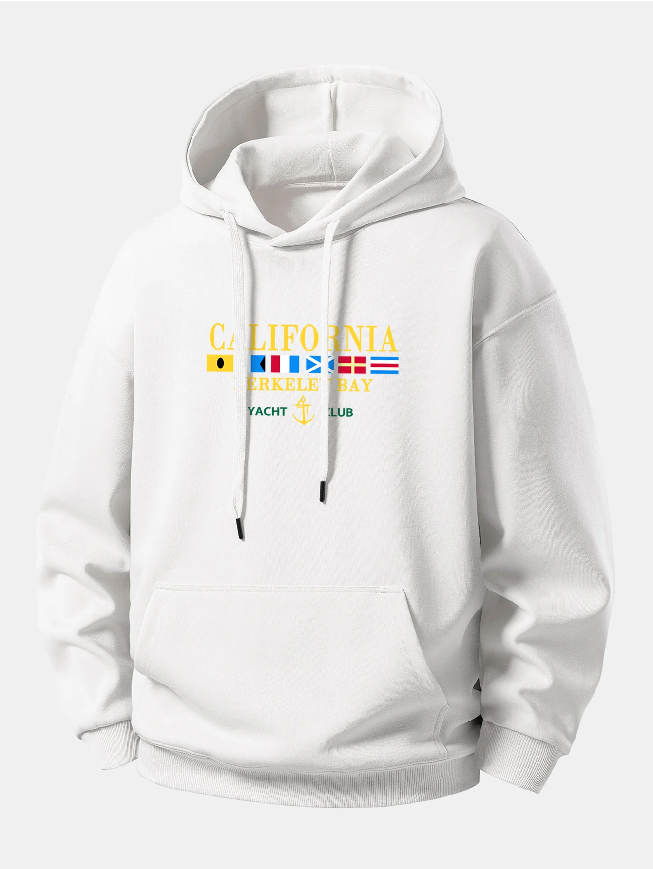 California Print Relax Fit Hoodie - Image 7