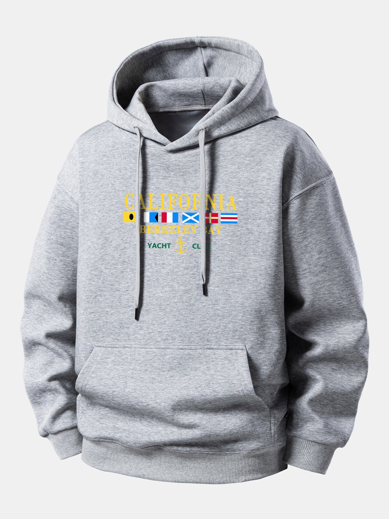 California Print Relax Fit Hoodie - Image 8