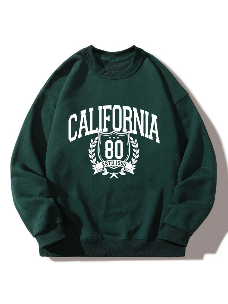California Varsity Print Relaxed Sweatshirt - Image 2