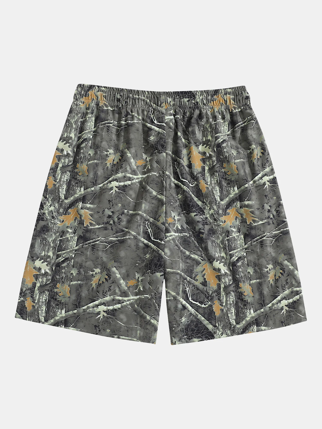 Camouflage New York Print Drop Shoulder Oversize T-Shirt & Forest Camo Print Drawstring Shorts - Image 6