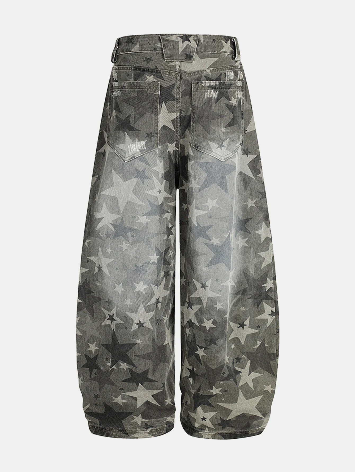 Camouflage Sternmuster Weite Bein Baggy Hose - Image 2