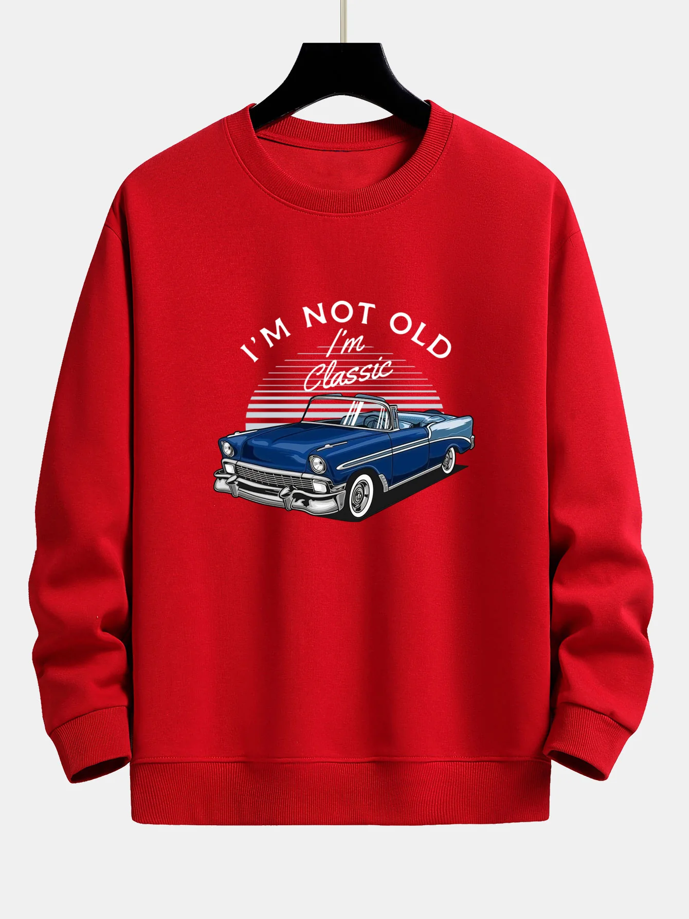 Auto Slogan Druck Relaxed Fit Sweatshirt - Image 10
