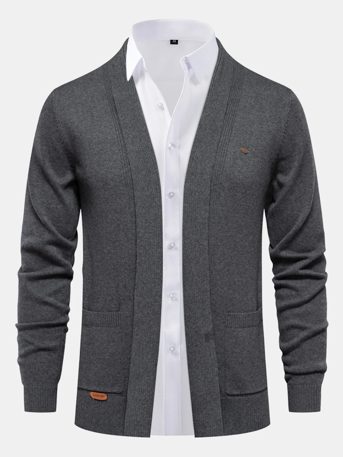 Cardigan-Pullover mit Taschen - Image 2