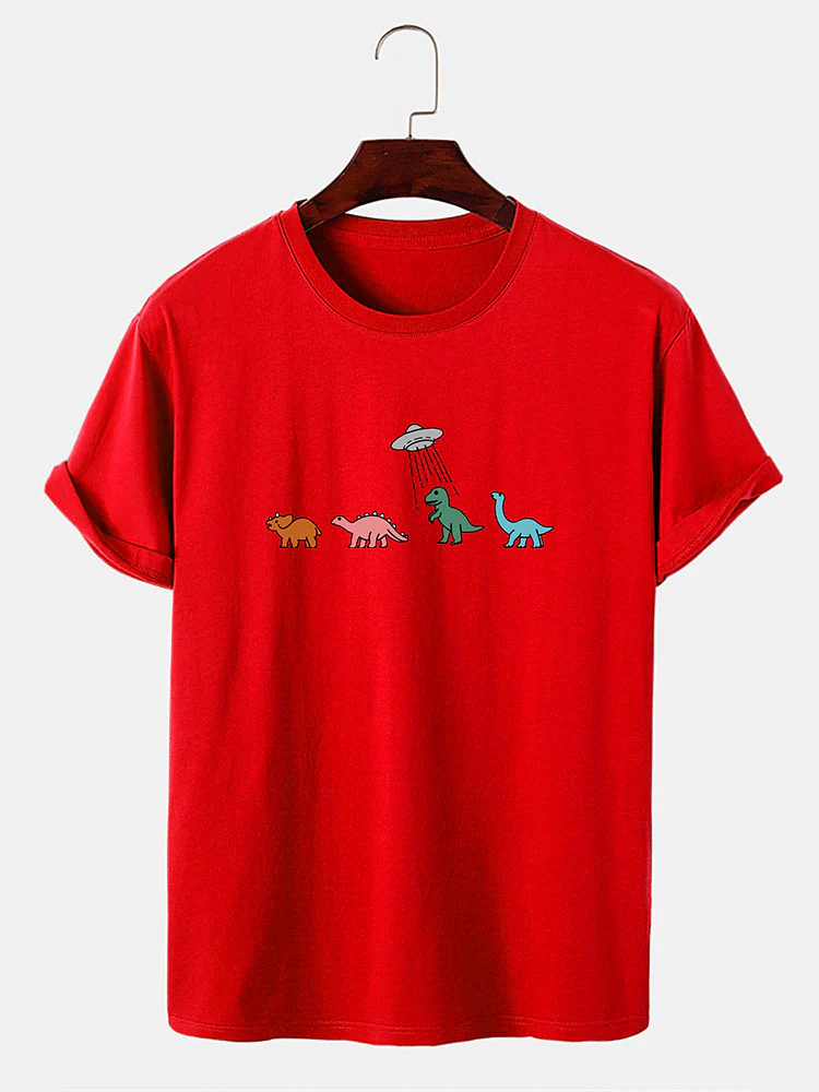 Cartoon Dinosaurier Druck T-Shirt - Image 11