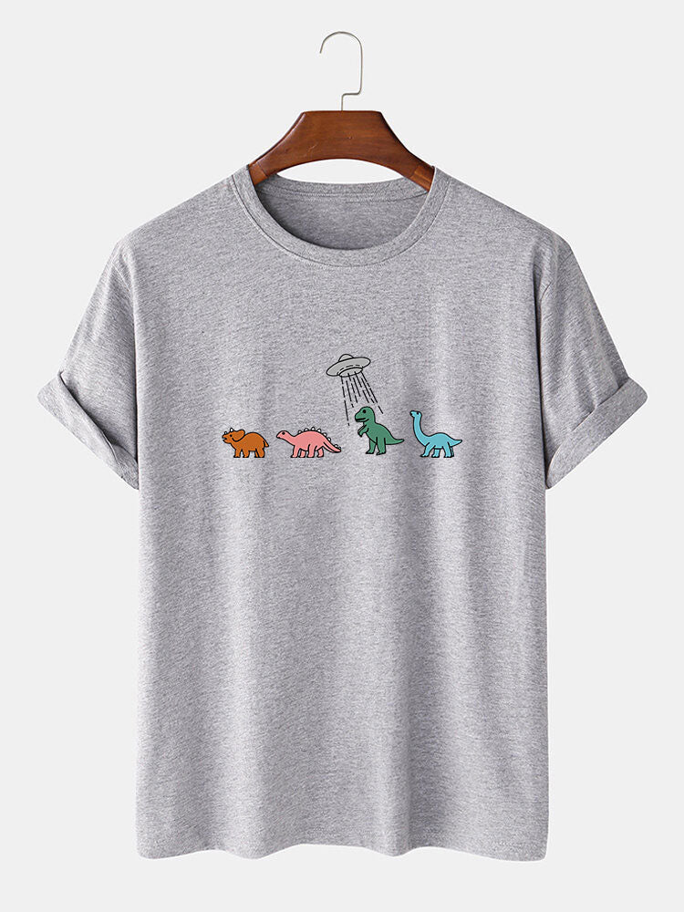 Cartoon Dinosaurier Druck T-Shirt - Image 4
