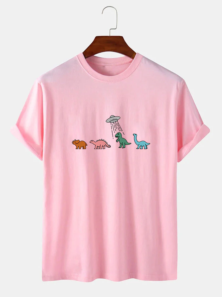 Cartoon Dinosaurier Druck T-Shirt - Image 8