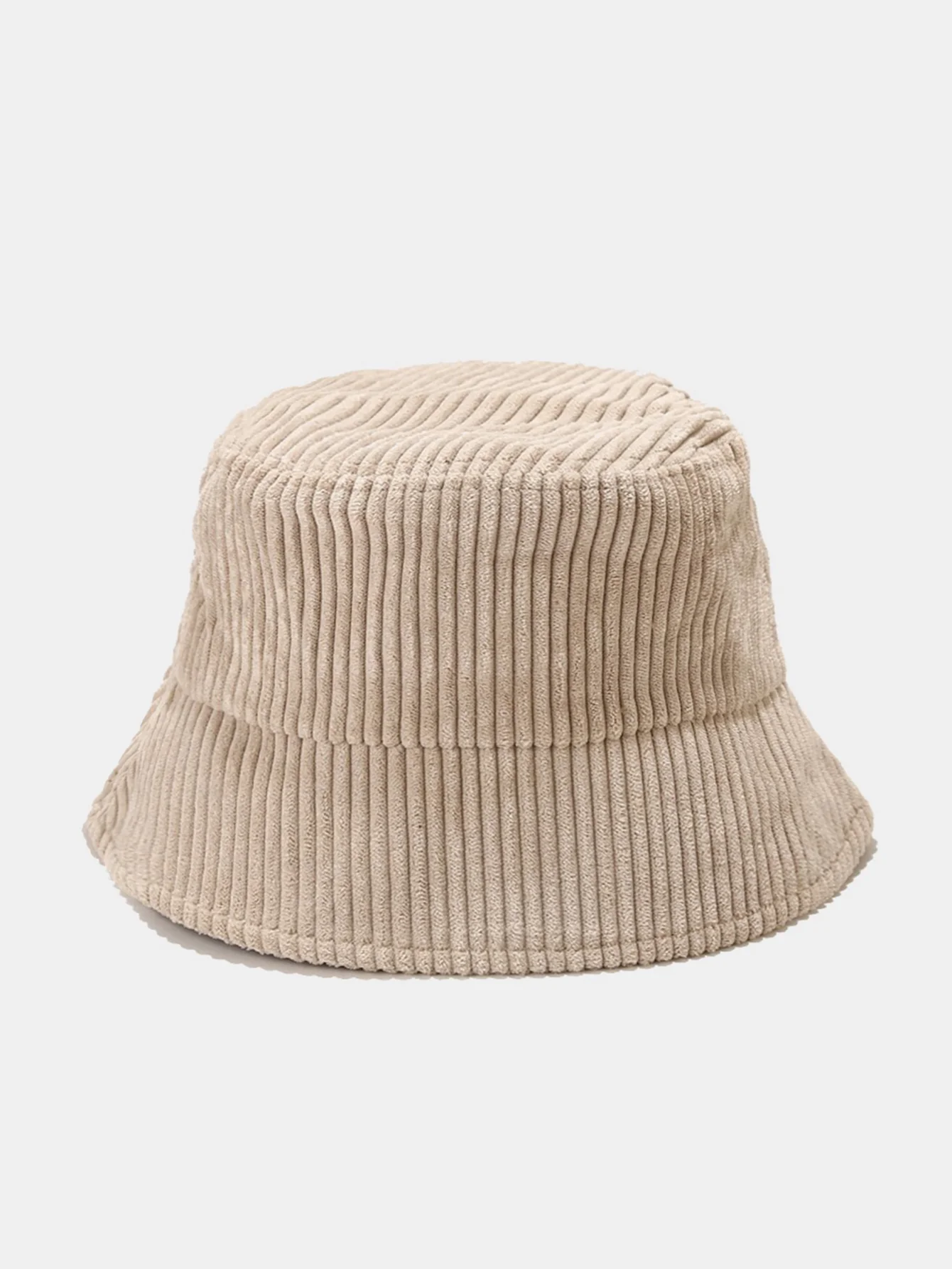 Casual Retro Corduroy Fisherman Hat - Image 3