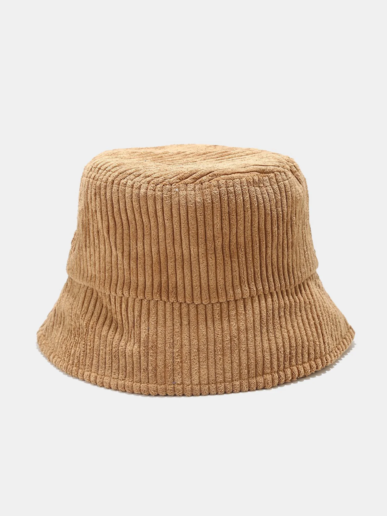 Casual Retro Corduroy Fisherman Hat - Image 4