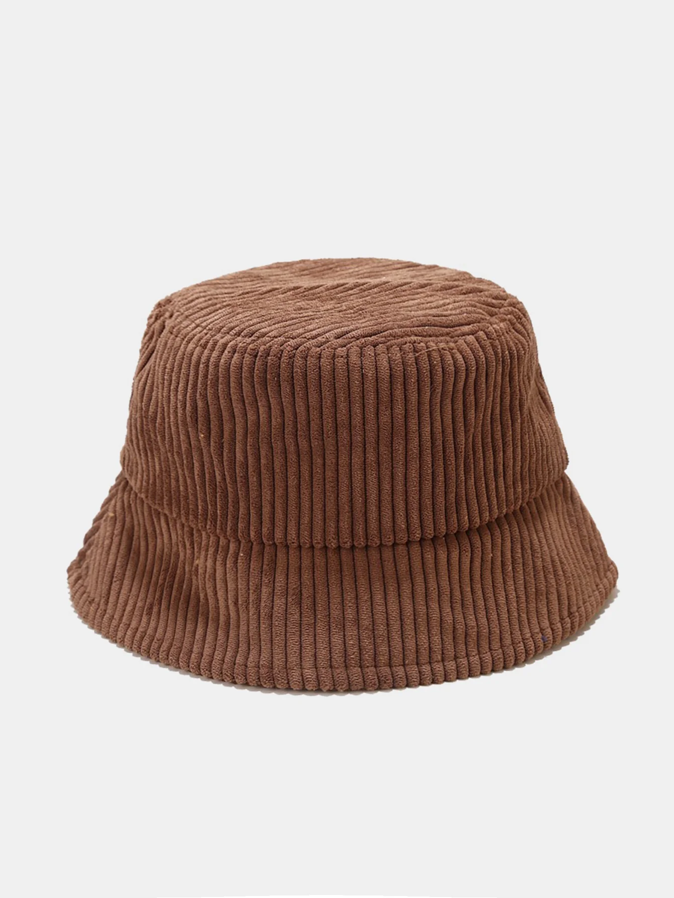 Casual Retro Corduroy Fisherman Hat - Image 5
