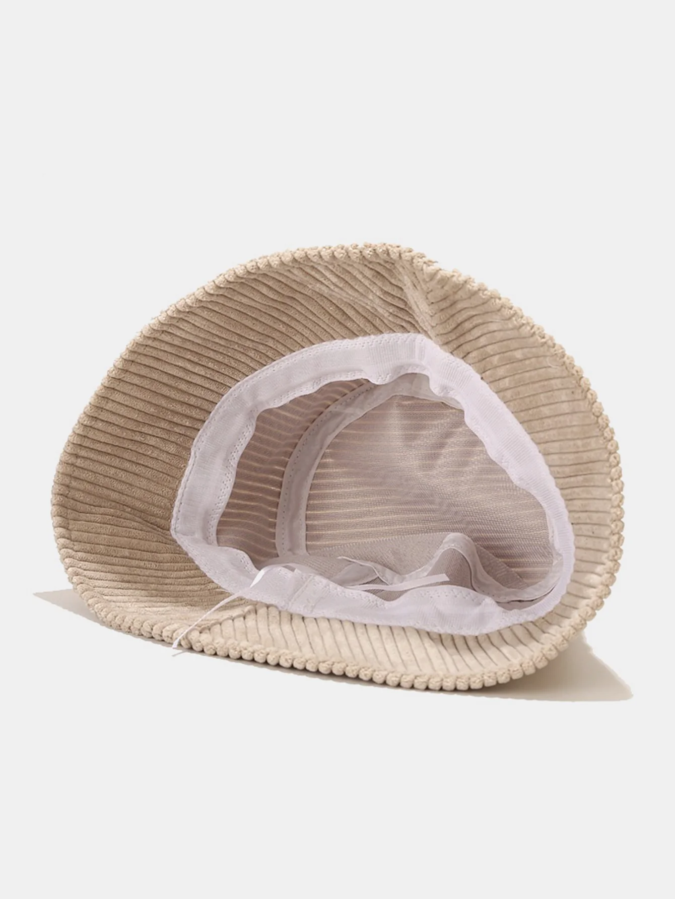 Casual Retro Corduroy Fisherman Hat - Image 6