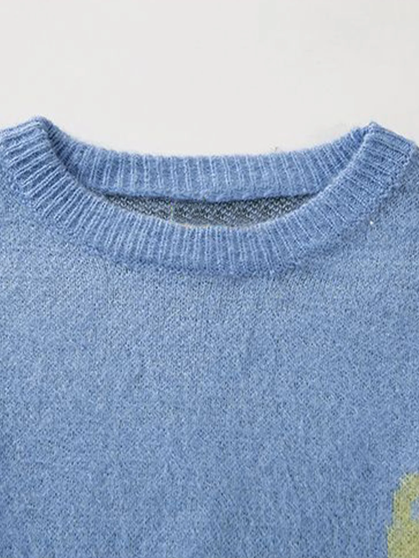 Pullover mit Katzenmuster aus Strick - Image 11