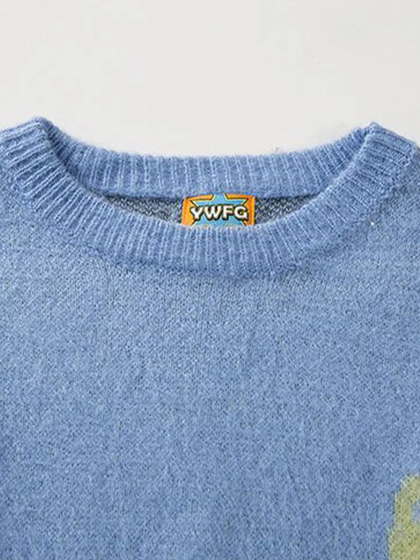 Pullover mit Katzenmuster aus Strick - Image 5