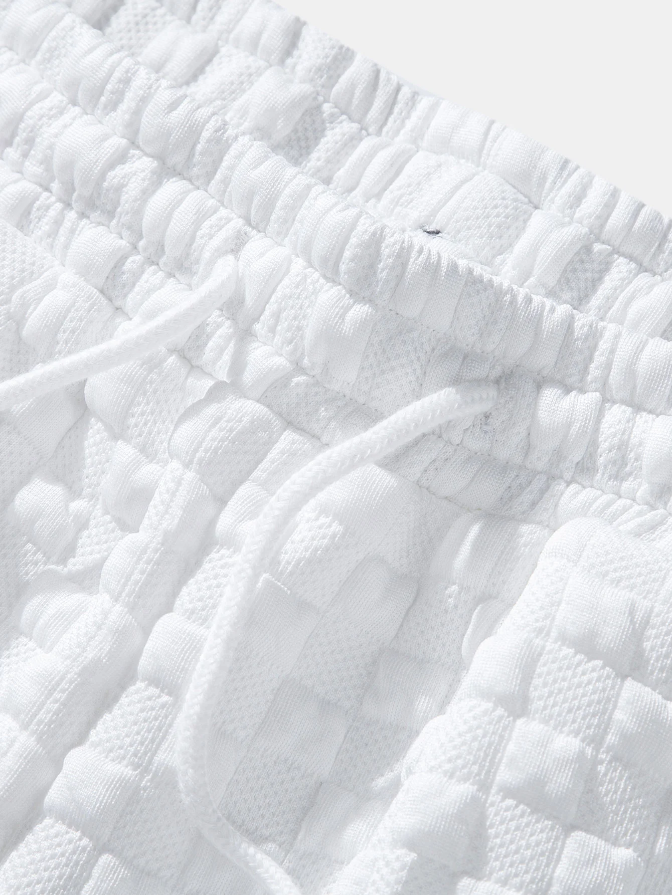 Checkerboard Jacquard Jogger Pants - Image 7