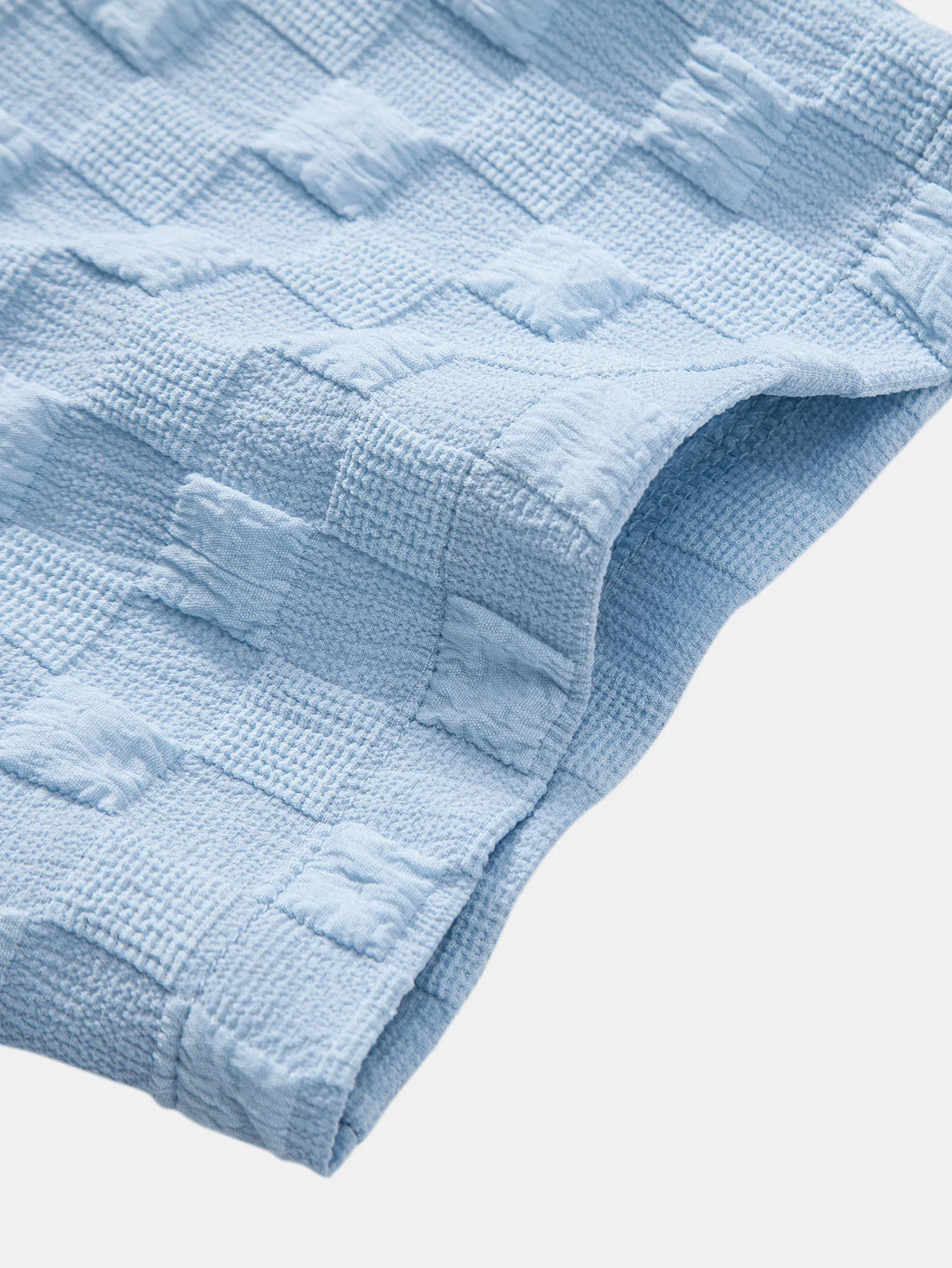 Schachbrett-Jacquard Stehkragenhemd - Image 8