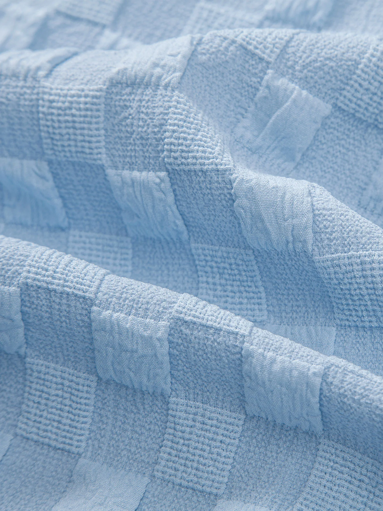 Schachbrett-Jacquard Stehkragenhemd - Image 9