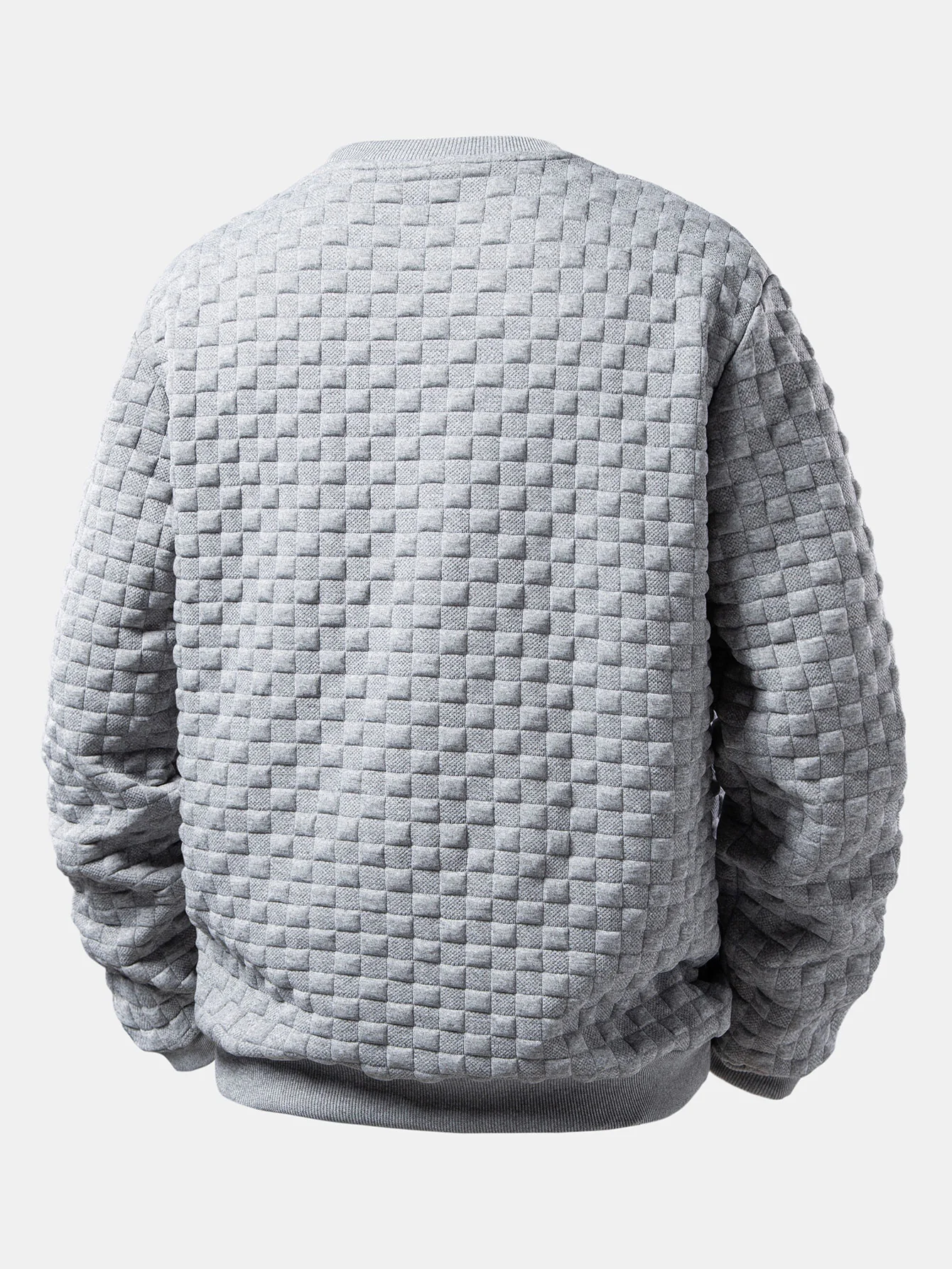 Schachbrett-Jacquard-Sweatshirt - Image 6