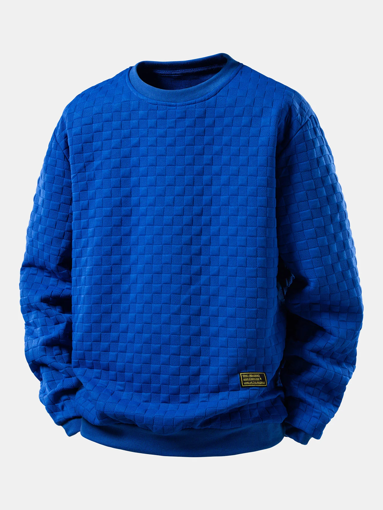 Schachbrett-Jacquard-Sweatshirt - Image 7