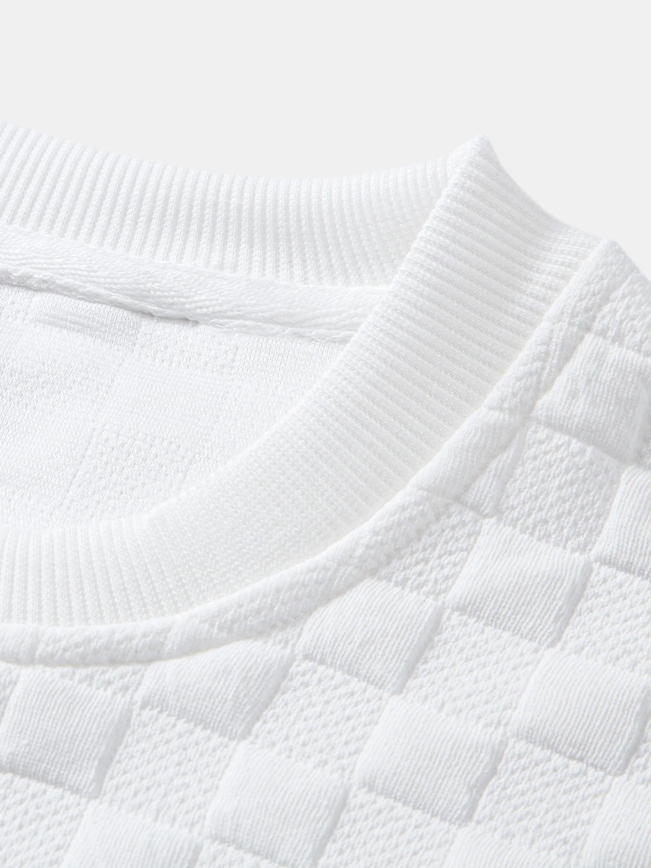 Schachbrett-Jacquard-Sweatshirt - Image 9