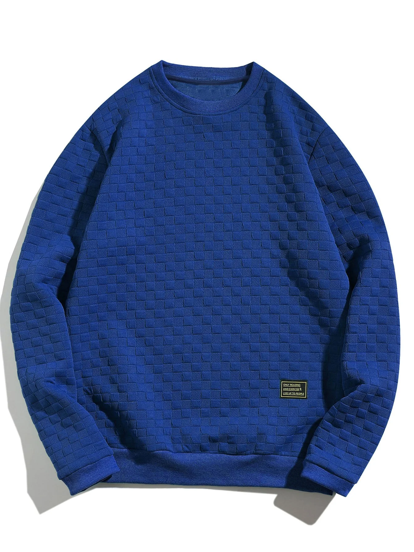 Schachbrett-Jacquard-Sweatshirt - Image 7