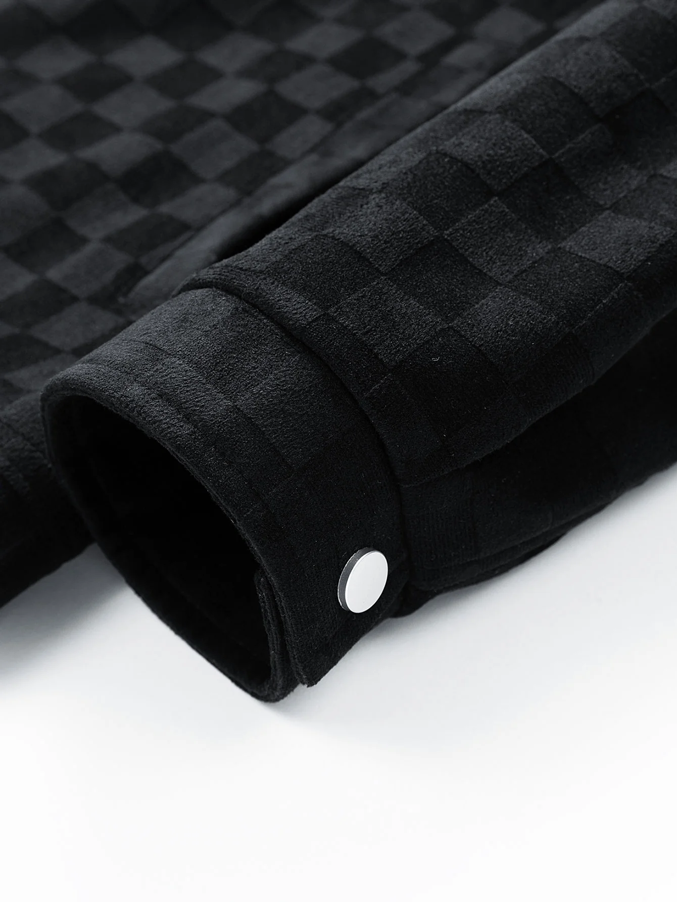 Jacke mit Taschen aus Kunstwildleder mit Schachbrettmuster - Image 10