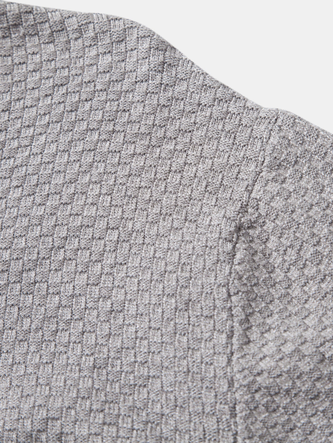 Schachbrettstrukturierter Rollkragenpullover - Image 15