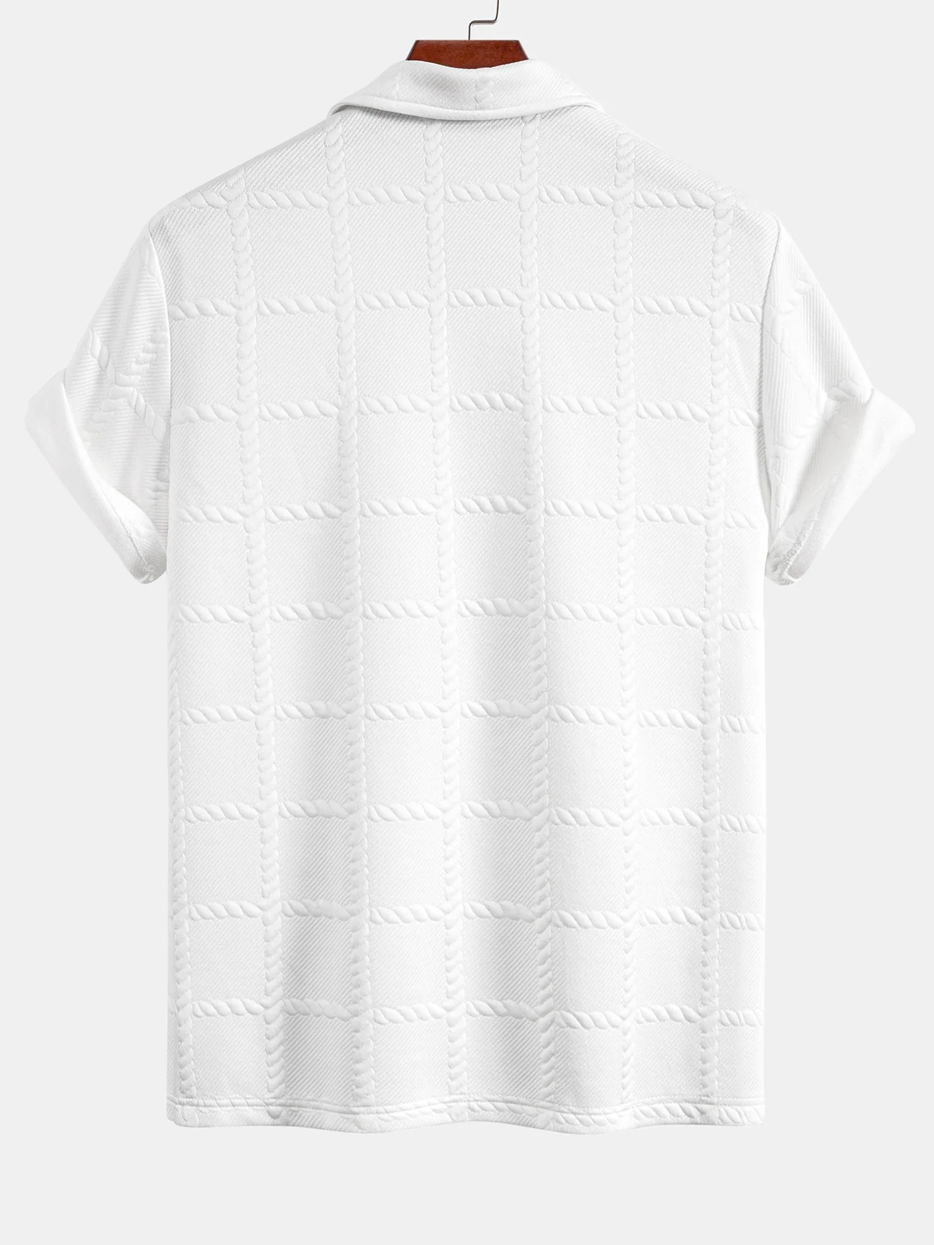 Kariertes Jacquard-Poloshirt - Image 2