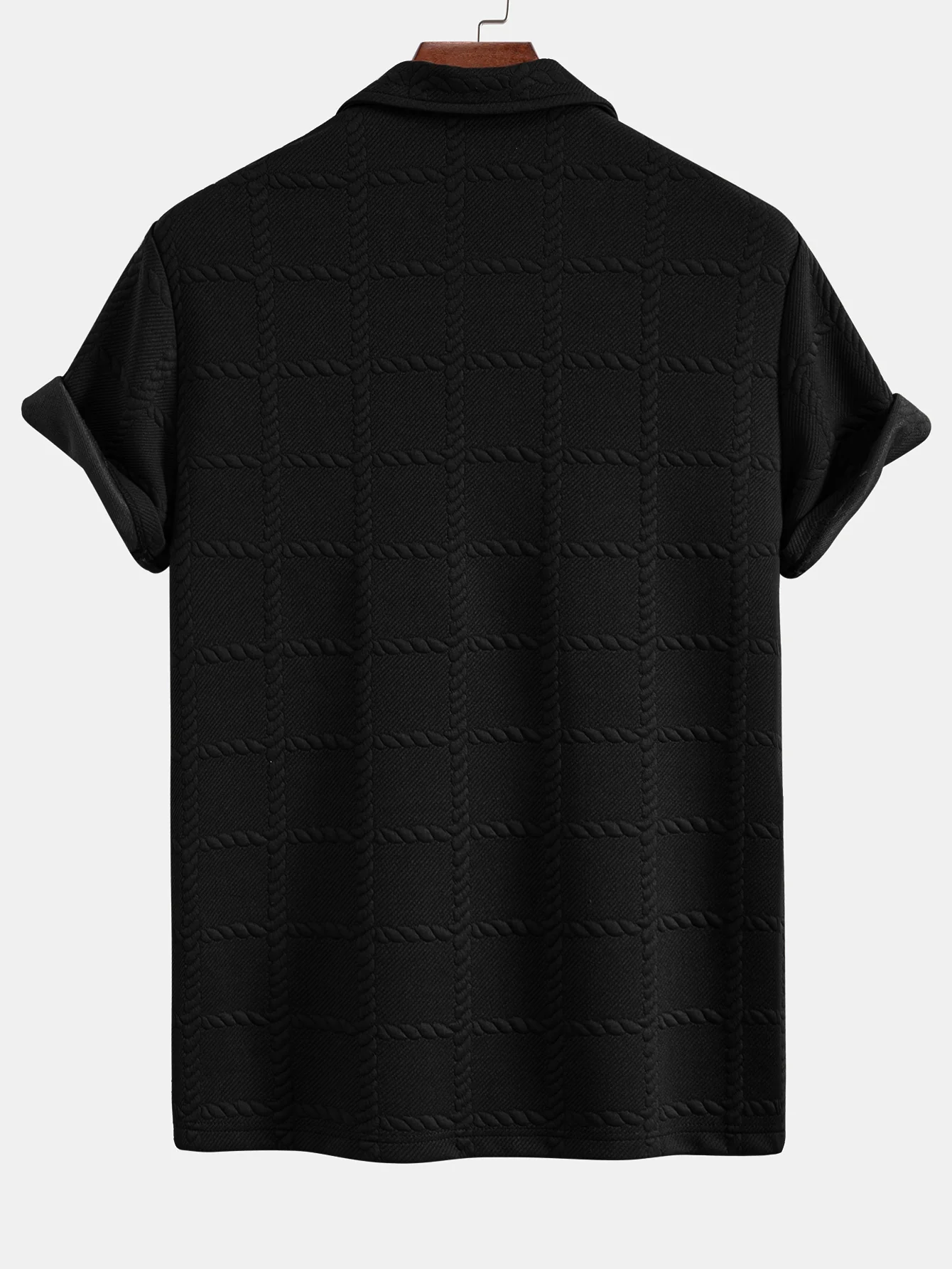 Kariertes Jacquard-Poloshirt - Image 4