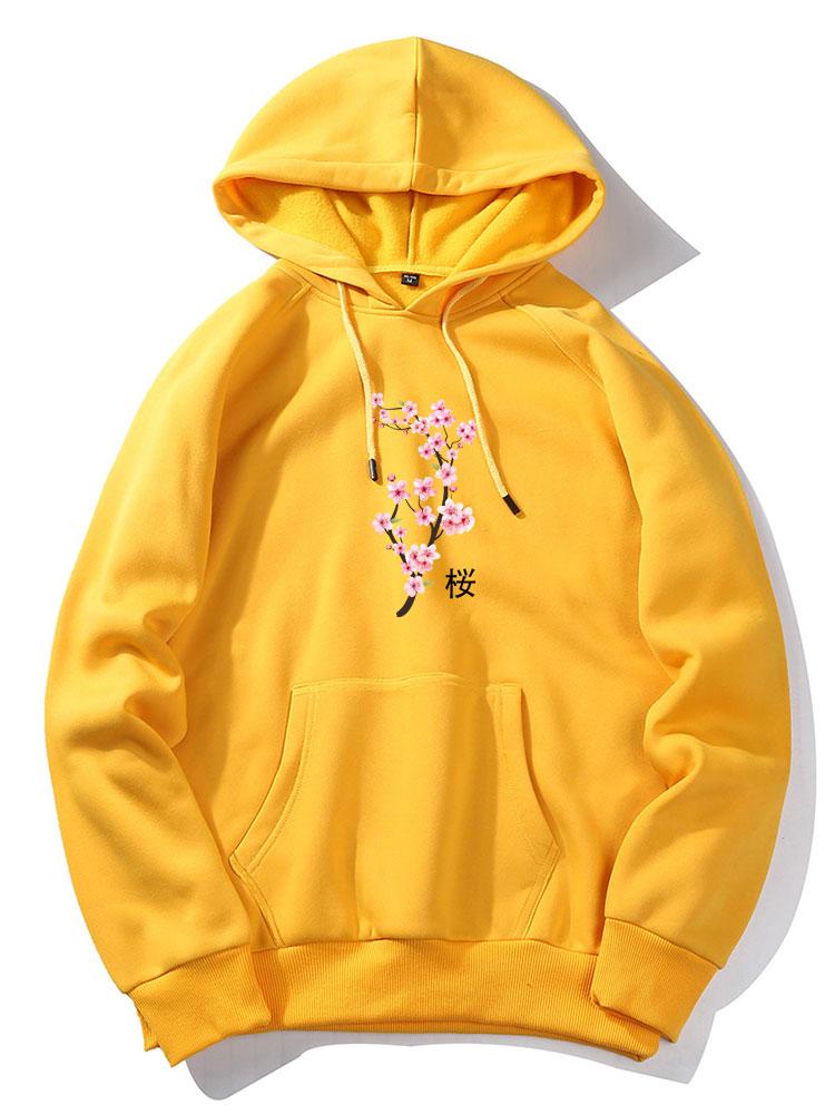 Kirschblüten Druck Hoodie - Image 5