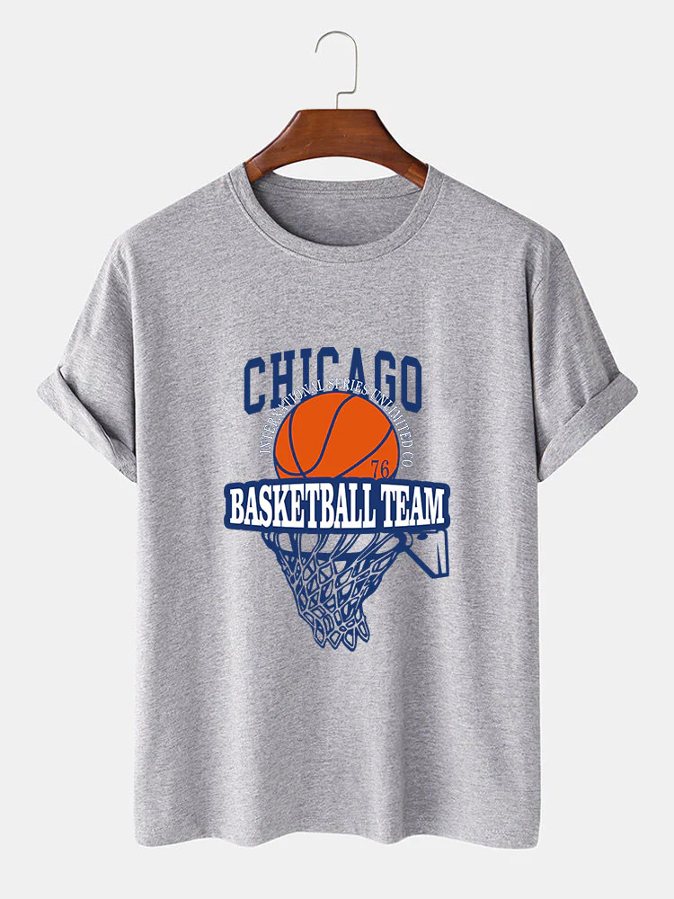 Chicago Basketball Druck T-Shirt - Image 4