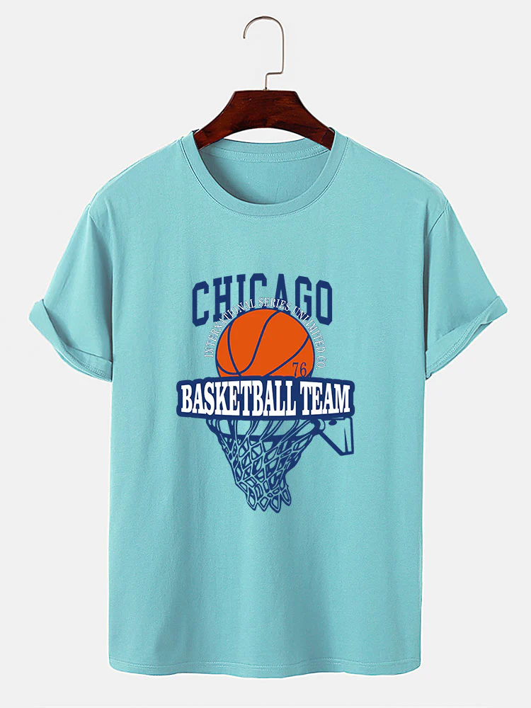 Chicago Basketball Druck T-Shirt - Image 5