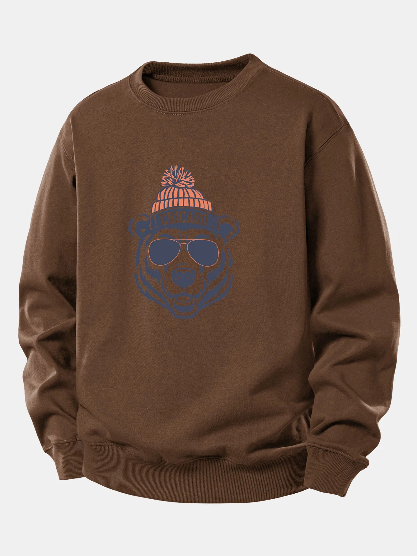 Chicago Bear Print Relax Fit Sweatshirt - Image 8