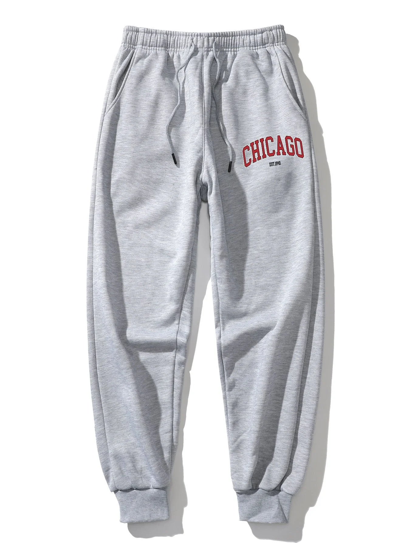 Chicago Buchstaben Druck Hoodie & Jogginghose - Image 14