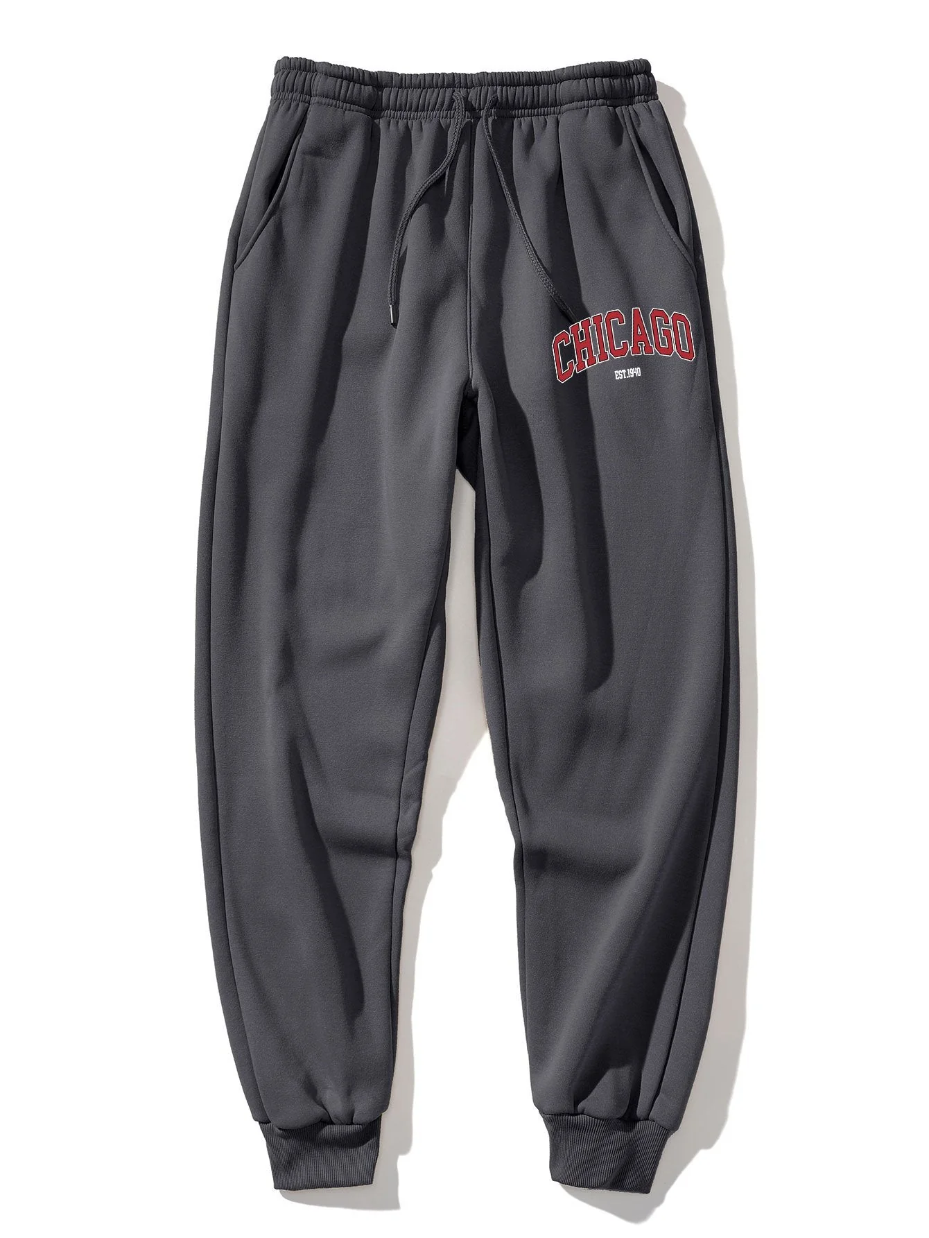 Chicago Buchstaben Druck Hoodie & Jogginghose - Image 16