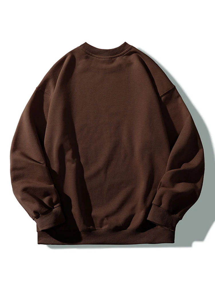 Chicago Print Crew Neck Relaxed Sweatshirt - Image 6