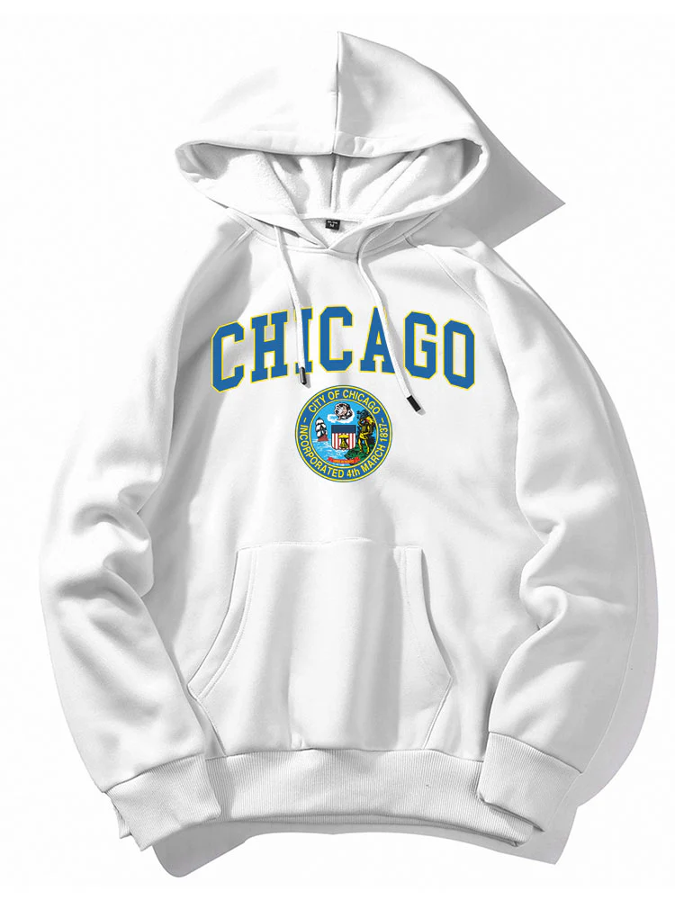 Chicago Print Hoodie - Image 3