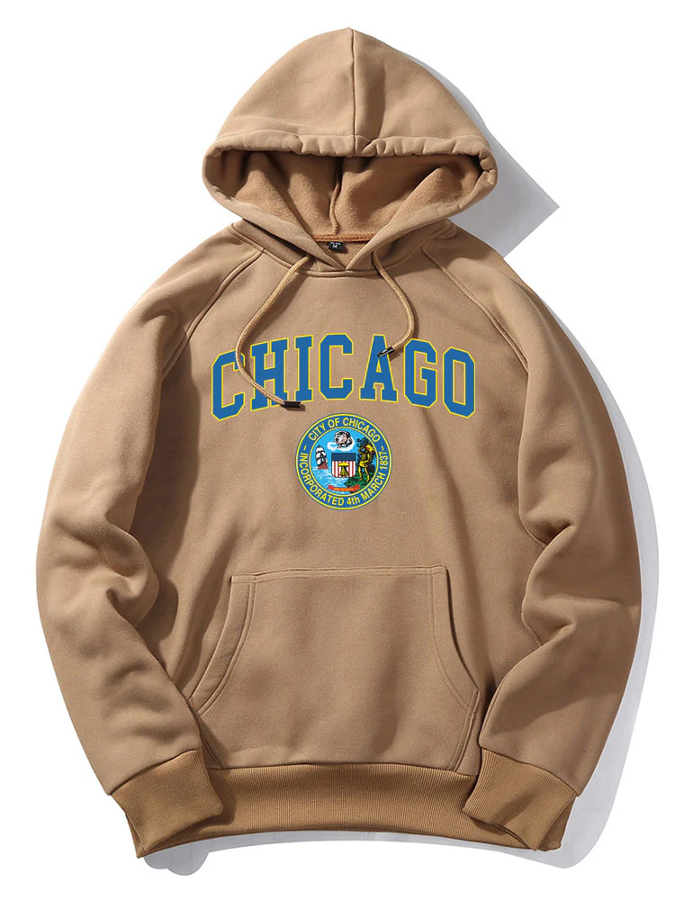 Chicago Print Hoodie - Image 4