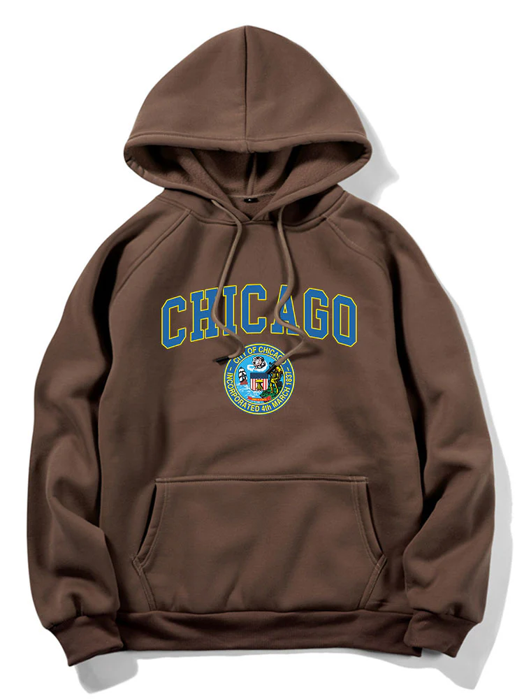 Chicago Print Hoodie - Image 5